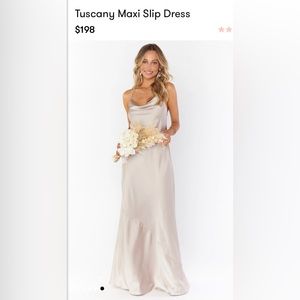 Show Me Your Mumu Tuscany Maxi Slip Bridesmaid Dress - Size S